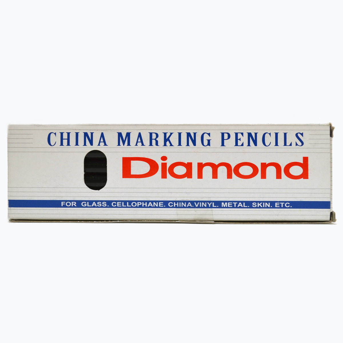 Diamond China Marker Box grease pencils leaves opaque markings without  skipping on all types glazed pottery, glass, plastic metal, rubber as