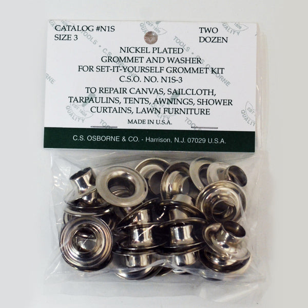 Grommet and Washer For Set it Yourself Kit - Nickel-Plated