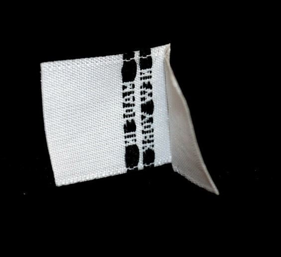 "MADE IN NEW YORK" Woven Label - White