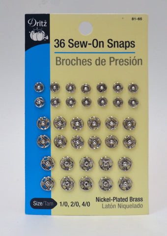 Sew-On Snaps - Variety Pack