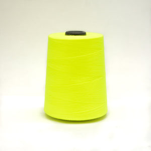 100% Polyester Tex 27 Sewing Thread 10,000 Yards - Neon Yellow #6996