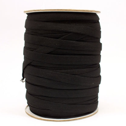 1/2" Knitted Elastic - Black or White - 144 yds