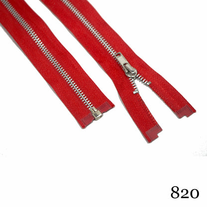 #3 36"  Aluminum Separating Zipper - Various Colors