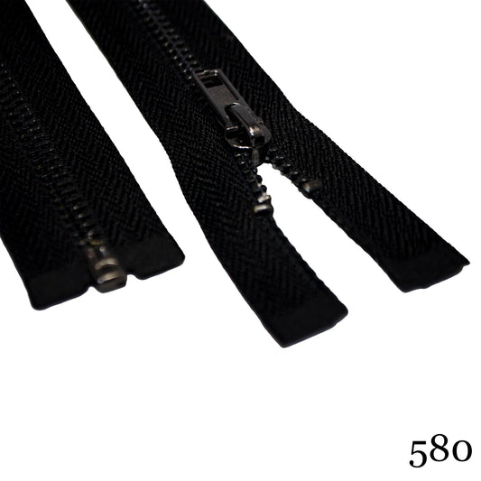 #3 36"  Gunmetal Separating Zipper - Various Colors