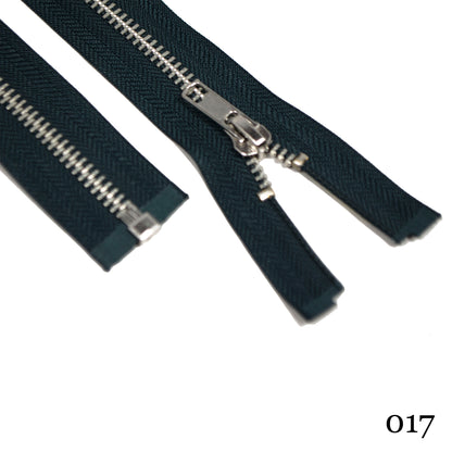 #5 36" Nickel Separating Zippers- Various Colors
