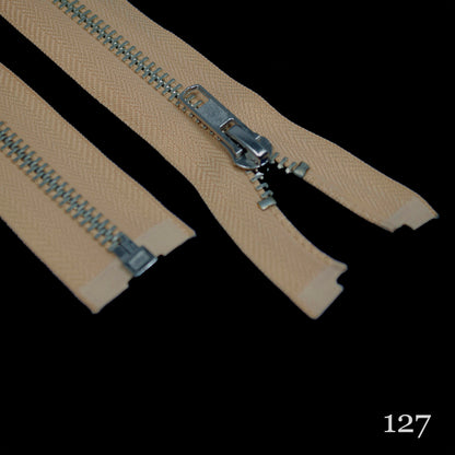 #5 36" Nickel Separating Zippers- Various Colors