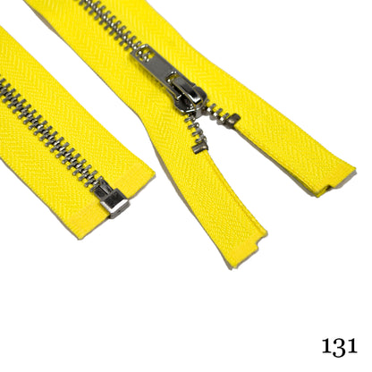 #5 36" Nickel Separating Zippers- Various Colors