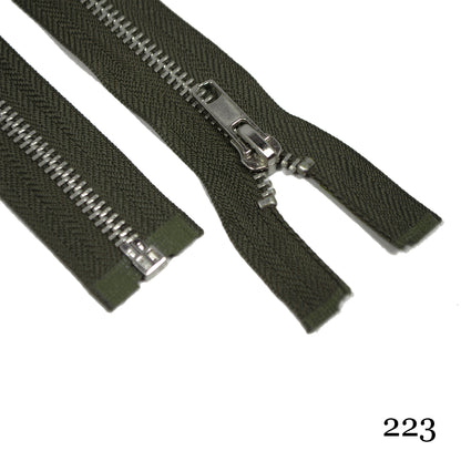 #5 36" Nickel Separating Zippers- Various Colors