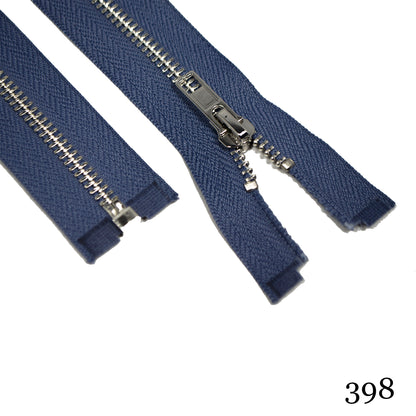#5 36" Nickel Separating Zippers- Various Colors