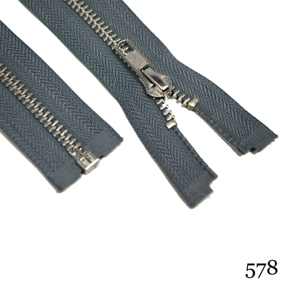 #5 36" Nickel Separating Zippers- Various Colors