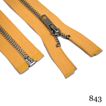 #5 36" Nickel Separating Zippers- Various Colors