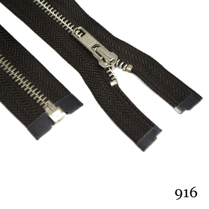 #5 36" Nickel Separating Zippers- Various Colors