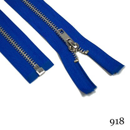 #5 36" Nickel Separating Zippers- Various Colors