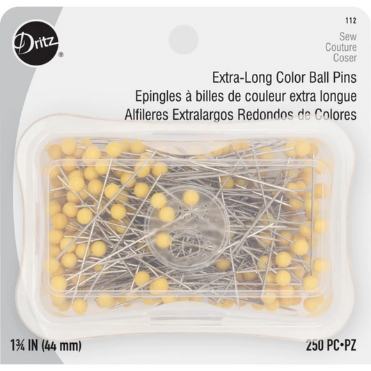 Dritz Extra Long Color Ball Pins - Size 28