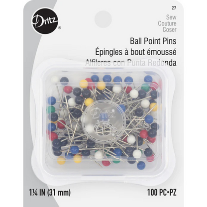 Dritz (Size 20) 1-1/4" Ball Point Pins