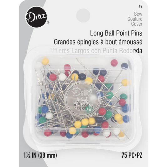 Dritz 1-1/2" Long Ball Point Pins