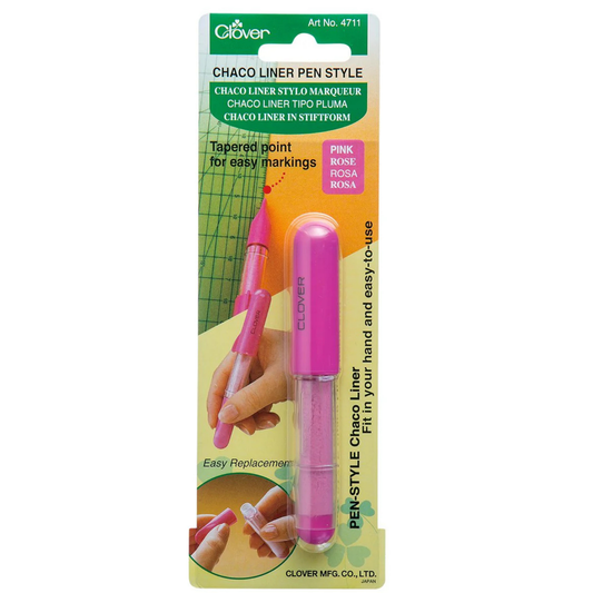 Clover Chaco Liner Pen - Yellow, White, Silver, Pink, Blue