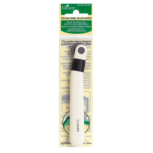Clover Tracing Wheel Blunt Edge White