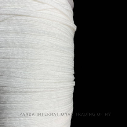 4mm Latex Free Knitted Elastic  - Black or White - 1 Roll (288 Yards)