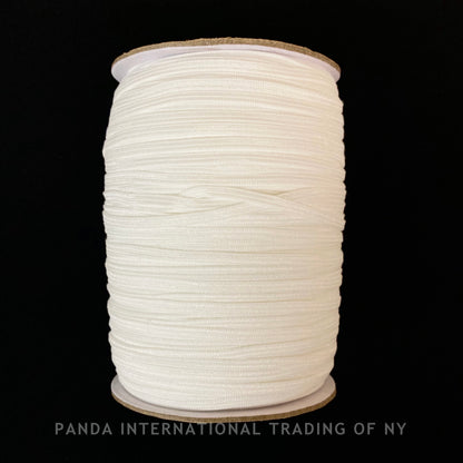 4mm Latex Free Knitted Elastic  - Black or White - 1 Roll (288 Yards)