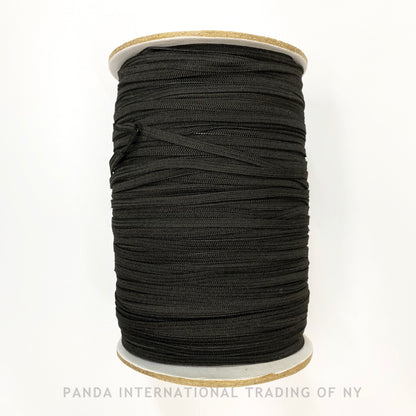 4mm Latex Free Knitted Elastic  - Black or White - 1 Roll (288 Yards)
