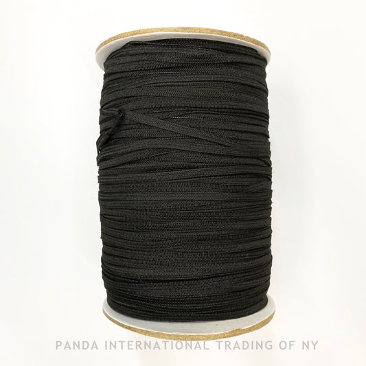 4mm Latex Free Knitted Elastic  - Black or White - 1 Roll (288 Yards)
