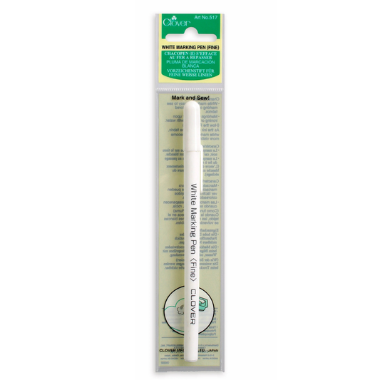 Clover White Marking Pen (Fine)