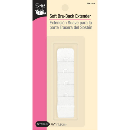 Dritz Soft Bra Back Extender - White