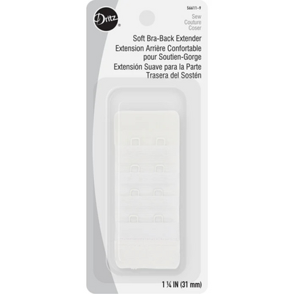 Dritz Soft Bra Back Extender - White