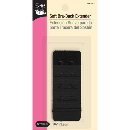 Dritz Soft Bra Back Extender Black