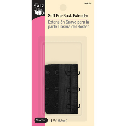 Dritz Soft Bra Back Extender Black