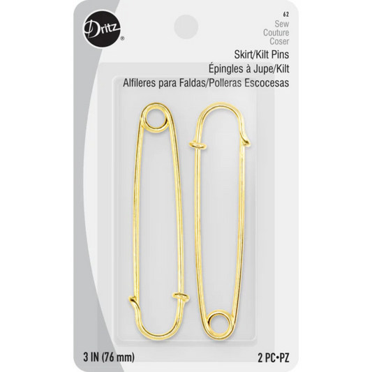 Dritz Skirt/Kilt Pins Gold