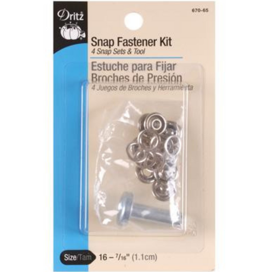 Dritz Snap Fastener Kit Size 16 (7/16")