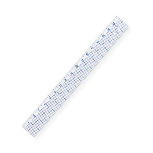 Dritz 18" Clear Ruler WIth Holes