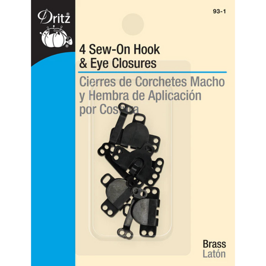 Dritz Sew On Hook & Eyes