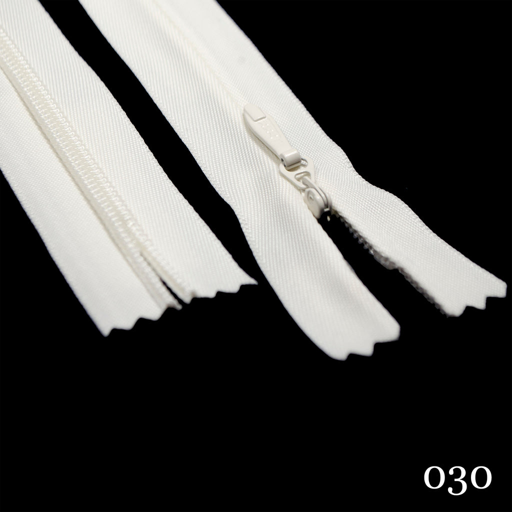 3 YKK Invisible / Conceal Nylon Closed Bottom Zipper - Colors – Panda Int'l  Trading of NY, Inc