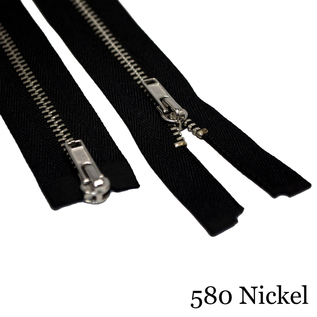 #5 Nickel Separating Two-Way (Jacket) Zipper