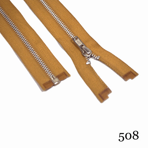 #3 36"  Aluminum Separating Zipper - Various Colors