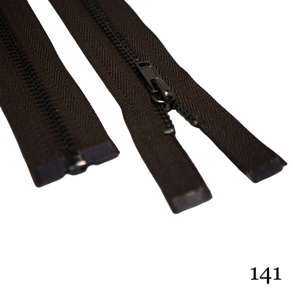 #3 36"  Gunmetal Separating Zipper - Various Colors