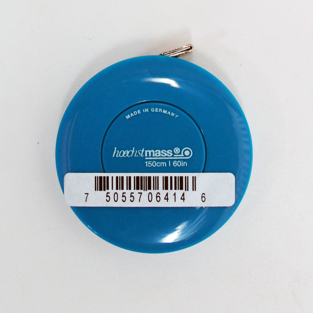 Hoechstmass Roller Tape Measure-blue With Key Chain-60 Inch/150 Cm-made in  Germany 