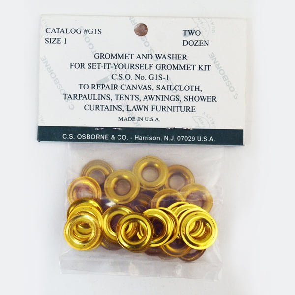 Grommet and Washer for Set it Yourself Kit - Gold