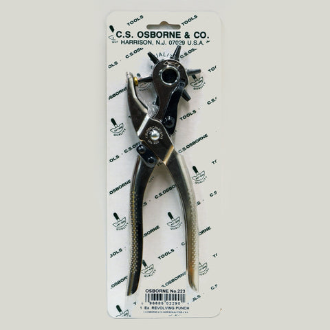 Revolving Leather Hole Punch