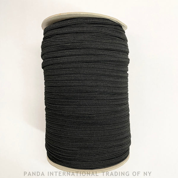 1/4" Knitted Elastic  - Black or White - 1 Roll (288 Yards)