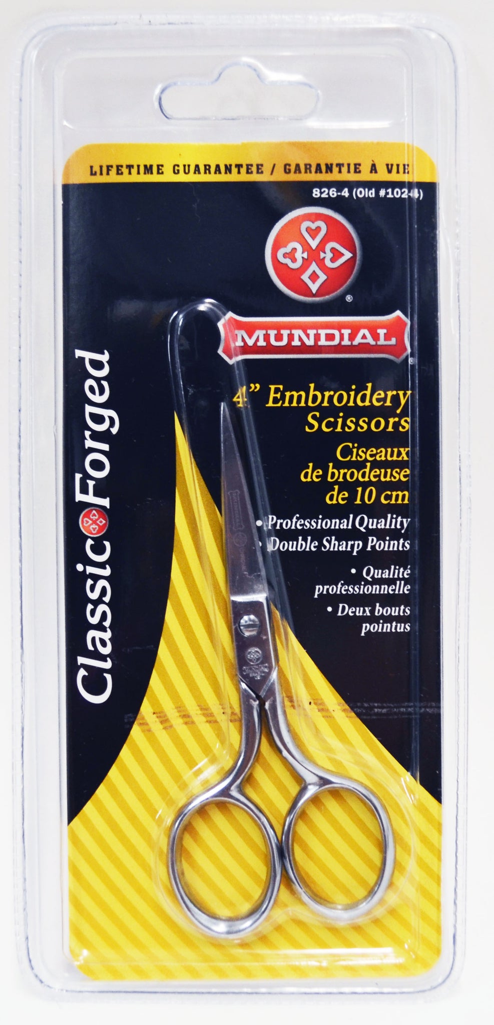 Mundial Embroidery Scissors - 4"