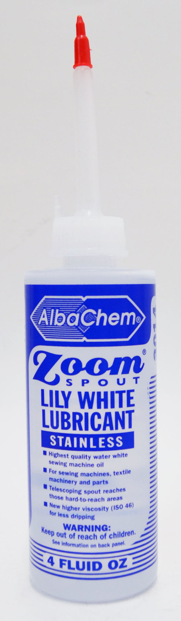 Zoom Spout Lilly White Stainless Sewing Machine Oil