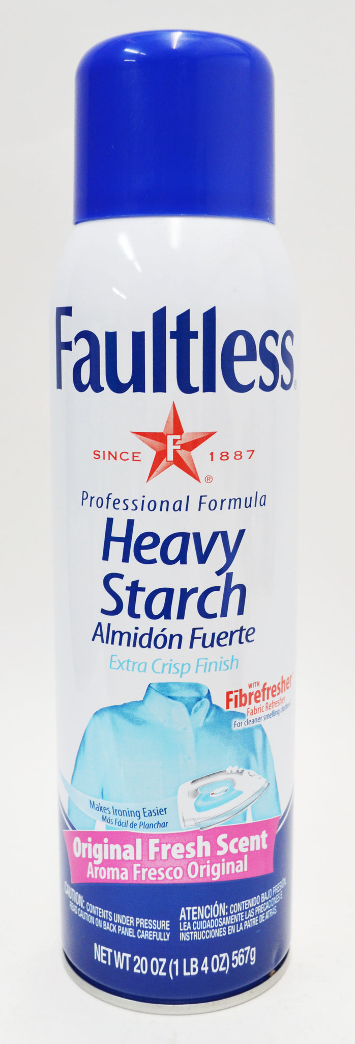 Product Of Faultless, Heavy Starch - Lemon Fresh Scent, Count 1 - Starch /  Grab Varieties & Flavors