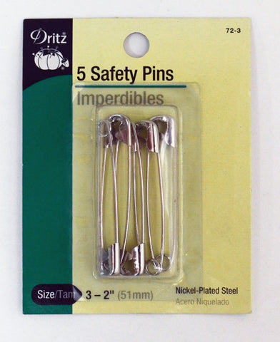 #3 Safety Pins (2") - 5 pack
