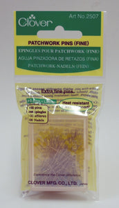 Clover Patchwork Pins (FINE) - 100-pk