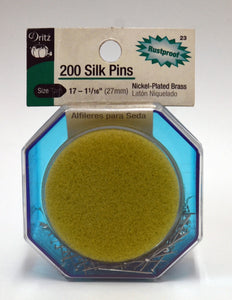 Silk Pins - 200-pk