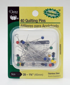 Quilting Pins (Size 28) 1-3-4" - 40pack